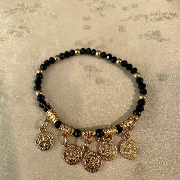 San Benito black and gold bracelet - Picture 2 of 3
